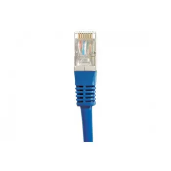 Cablu patch EXERTIS CONNECT Cat.6A S/FTP, 1 m, albastru 858316