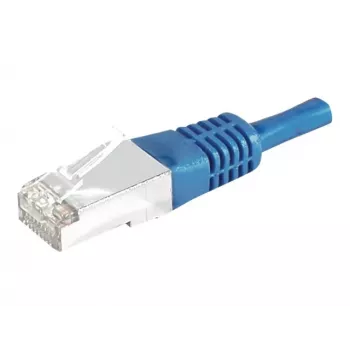 Cablu patch EXERTIS CONNECT Cat.6A S/FTP, 1,5 m, albastru 858317