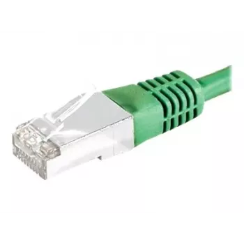 Cablu patch EXERTIS CONNECT Cat.6a F/UTP, 1,5 m, verde, 10 Gbps 859549