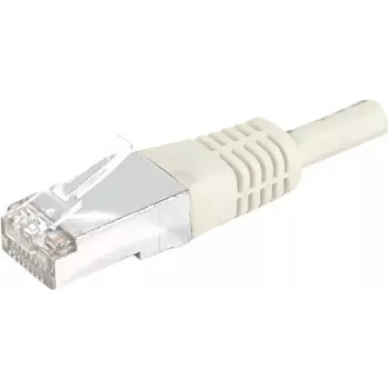 Cablu patch de rețea EXERTIS CONNECT 856873 Cat6 F/FTP, 3 m, alb