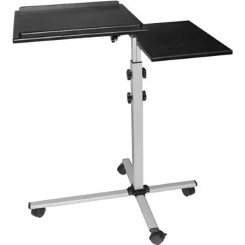Masă multifuncțională mobilă EXERTIS CONNECT pe roți, 1000 x 500 mm, negru (965033)