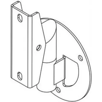 NEXO VNI-WB02 Wall Mount Bracket for Loudspeakers, 15 kg Max Load, Black