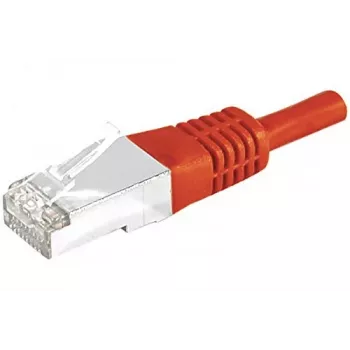 Cablu patch EXERTIS CONNECT 858306 Cat.6A S/FTP, 5 m, roșu, cu protecție slim