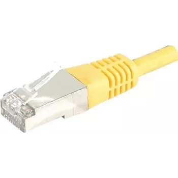 Cablu patch EXERTIS CONNECT 858336 Cat.6A S/FTP, 7,5 m, galben, clemă slim