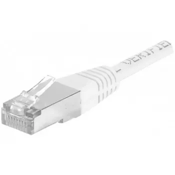 Cablu patch EXERTIS CONNECT Cat.6a F/UTP, 25 m, alb, 10 Gbps, Slim Snagless Boot 859587