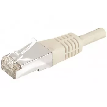 Cablu patch EXERTIS CONNECT 859500 Cat.6a F/UTP, 0,15 m, gri, 10 Gbps, Slim Boot