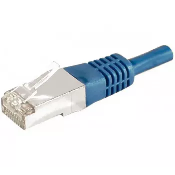 Cablu patch EXERTIS CONNECT Cat.6a F/UTP, 1,5 m, albastru, 10 Gbps 859519
