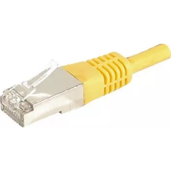 Cablu patch EXERTIS CONNECT 859572 Cat.6a F/UTP, 25 m, galben, 10 Gbps, Slim Boot