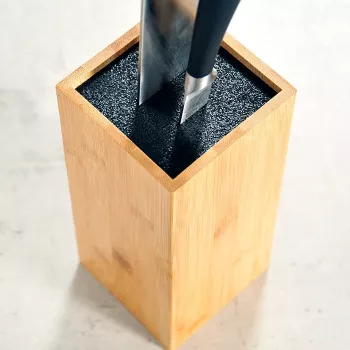 Kesper Bamboo Knife Stand