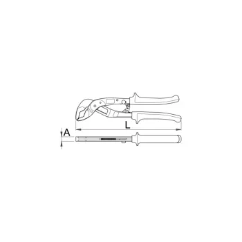 Clește automat pentru țevi 240 mm Hypo Unior