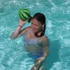 Minge de apă Splash Ball Watermelon SCHILDKROT, verde, diametru 250 mm, suprafață cu aderență, 1 bucată (970292)