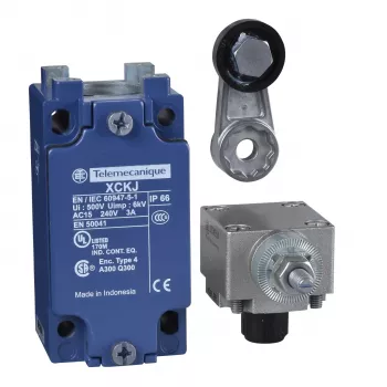 Întrerupător de poziție TMSS Germania Telemechanique Sensors IP66, IP67, IP68, pârghie rotativă metalică XCKJ10511