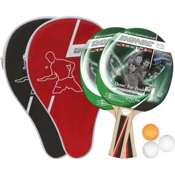 Set tenis de masă DONIC SCHILDKRÖT Top Team 1016,00cm (400) - 2 palete Top Team 400, 3 mingi 788495
