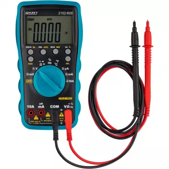 Multimetru digital de mână HAZET 2152-600 CAT III 600 V, 2000 Counts