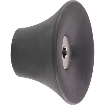 Wagner design yourself TULIP Coat Hook, 1 Hook, Black, Die-cast Zinc, Powder-Coated, Screw Mounting 17030221