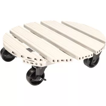 WAGNER design yourself Plant Roller GH0557, Plastic, Round, Light Grey, Ø 38.5 cm, 1 pc (20055701)