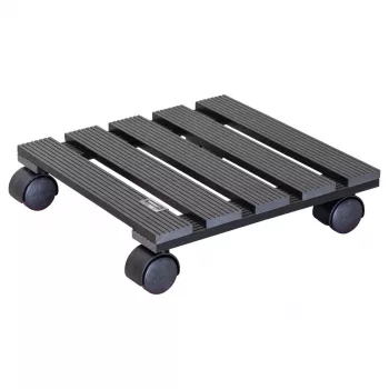 Platformă cu rotile WAGNER Multi Roller WPC antracit 60 cu roată dublă 60kg pătrată (20050001)