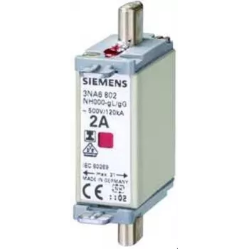 Siemens 3NA6824 NH Fuse Link Size 000 80 A 500 V AC/250 V DC gG