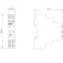Contact auxiliar Siemens 5TE5802, 1NO+1NC, montaj lateral, multicolor