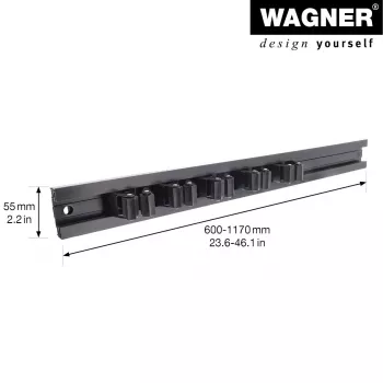 Suport de perete Wagner design yourself WH 2096 negru (15209611)