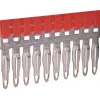Punte de conectare ETI ESC-PTP4/10/R pentru conexiune transversală, 10 poli, roșu, 32 A, 800 V 003903030