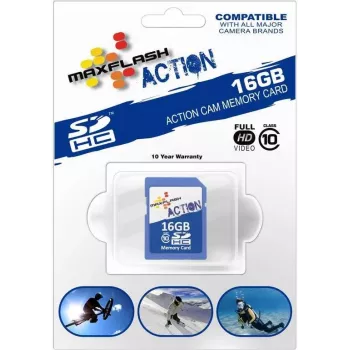 Card SDHC MEMORYSOLUTION MAXFLASH 8 GB Action Class 10, retail SD8GHCCL10M-R