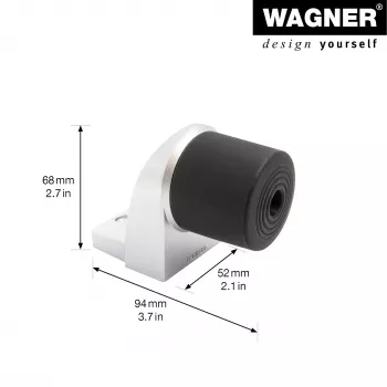 Wagner design yourself EH 5001 Door Stopper Die-cast Zinc and Plastic (15500111)