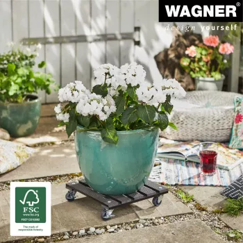 Roletă pentru aparate WAGNER Multi Roller WPC anth 80, 80 kg, pătrată, 20052001