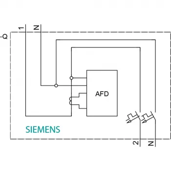Întrerupător automat diferențial Siemens SENTRON 5SV6016-7GV16 AFDD/MCB 6kA C16 1P+N 1TE (pachet de 12)