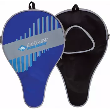 Husă pentru paletă de tenis de masă DONIC SCHILDKRÖT Classic, albastră, pentru 1 paletă și 3 mingi, poliester 818508