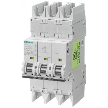 Întrerupător automat de protecție Siemens SENTRON 5SJ4 tripolar, caracteristică C, 16 A, 6 kA, 400 V AC 5SJ43167HG42