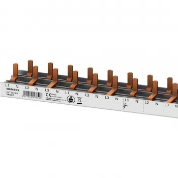 Bară colectoare cu pini SIEMENS 5ST37730, 10mm², 3P+N, 1000mm