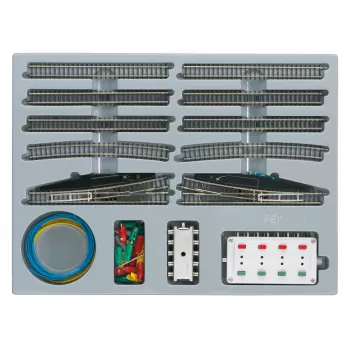 Set de extindere Märklin 08191 Z Gauge E cu macazuri electrice