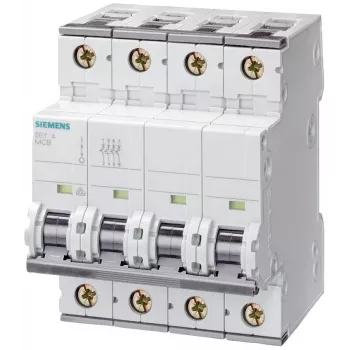 Întrerupător automat de protecție Siemens 5SY66166, 3P+N, B16, 16A, 6kA, 230/400V AC