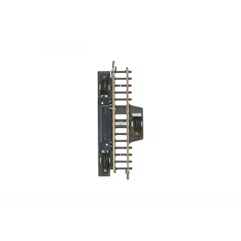 Märklin 8589 șină dreaptă de comutare pentru Z Gauge, negru/galben