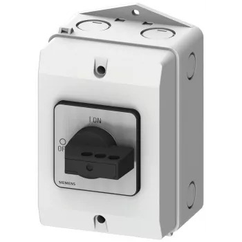 Întrerupător de sarcină Siemens 3LD20842GP21, 3 poli, 25 A, 690 V AC, IP65 frontal