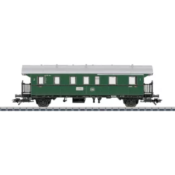 Märklin 4313 H0 vagon de tren expres Büm 234 clasa a 2-a DB epoca IV albastru oceanic/bej
