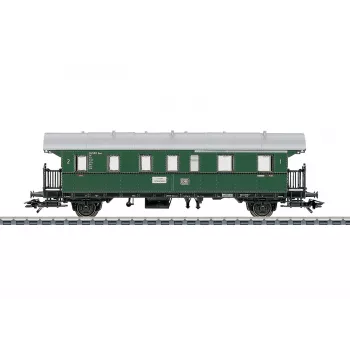Märklin 4313 H0 vagon de tren expres Büm 234 clasa a 2-a DB epoca IV albastru oceanic/bej