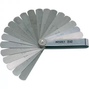 HAZET 2147 lere pentru măsurare, 13 lame, 0,05-1,00 mm, metric