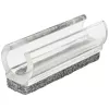 Glisor de mobilă cu clemă Wagner design yourself EH 0690, plastic, picioare rotunde de 12 mm, pachet de 4, alb 15069099