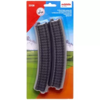 Märklin World 23130 H0 set de 6 șine curbe din plastic