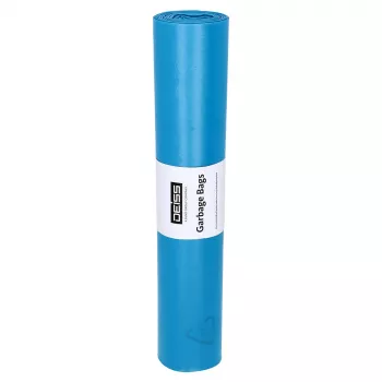 DEISS saci de gunoi rezistenți STANDARD 120L albastru 6µm (pachet de 25) 20067