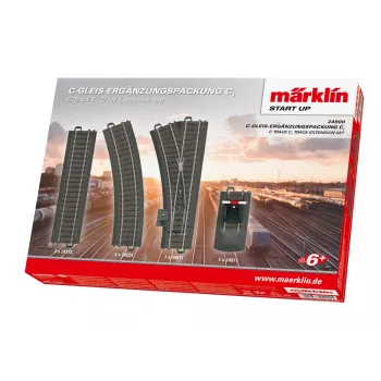 Set de extensie șină C Märklin C1 - scara H0 (24900)