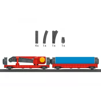 Set suplimentar de încărcare Märklin World 44347 H0 cu vagon macara