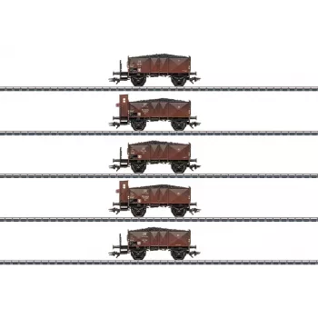 Vagon de marfă acoperit Märklin 046047 H0 AC, DB epoca III, cu reclamă Stauder Pils