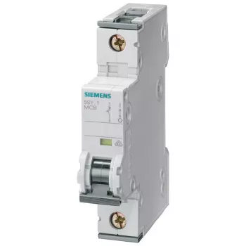Întrerupător automat Siemens SENTRON 5SY, 1 pol, C10, 6 kA, 230/400 V AC, negru 5SY71106KK13