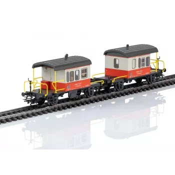 Set de 2 vagoane cu pereți glisanți Märklin 46850 H0 SBB Sputnik