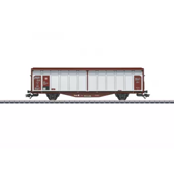 Vagon cu pereți glisanți Märklin 48016 H0 Hbbillns 305 al DB AG