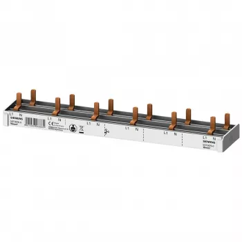 Bară colectoare cu pini SIEMENS 5ST36760, 10 mm², 1P+N, 12 module, 6 AFDD + 6 componente
