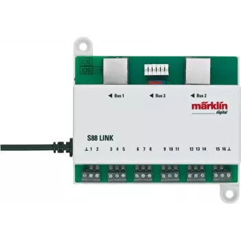 Decodor digital Märklin Link s 88 DCC, verde/alb 60883